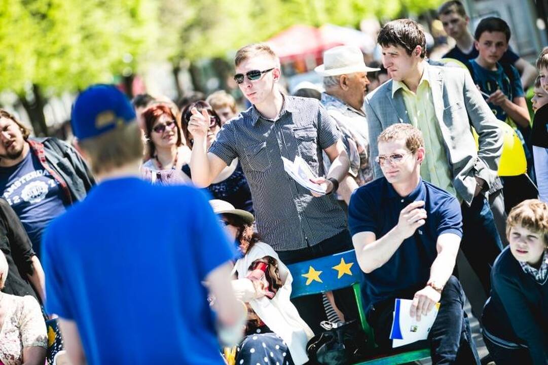 Europos diena Kaune – su šokiais, dainomis ir ginčais dėl ES naudos