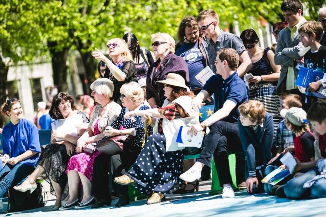 Europos diena Kaune – su šokiais, dainomis ir ginčais dėl ES naudos