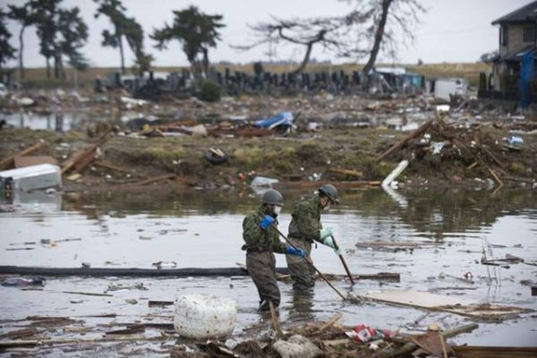 Japonai stichijos smūgį atlaikė garbingai