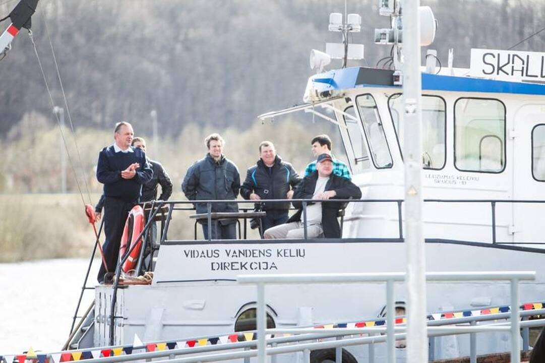 Laivai pakėlė inkarus kelionei Nemunu – startavo laivybos sezonas