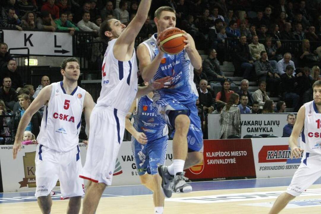 „Neptūno“ krepšininkai vos nenukovė Maskvos CSKA (komentarai)