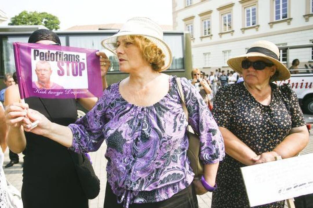"Drąsiaus kelias" protestavo prie Prezidentūros