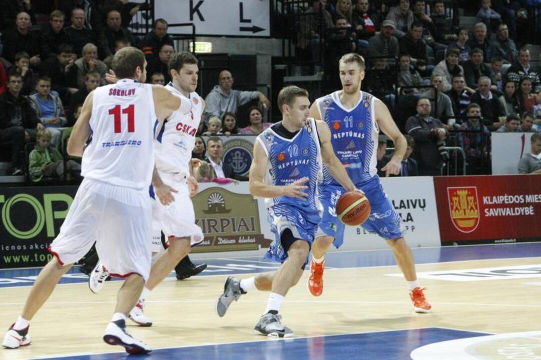 „Neptūno“ krepšininkai vos nenukovė Maskvos CSKA (komentarai)