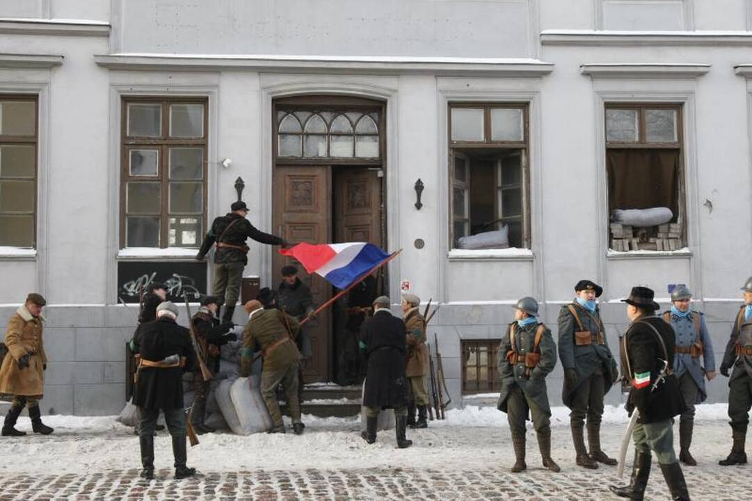 Prefektūros šturmas Teatro aikštėje – įspūdingas kaip ir prieš 90 metų