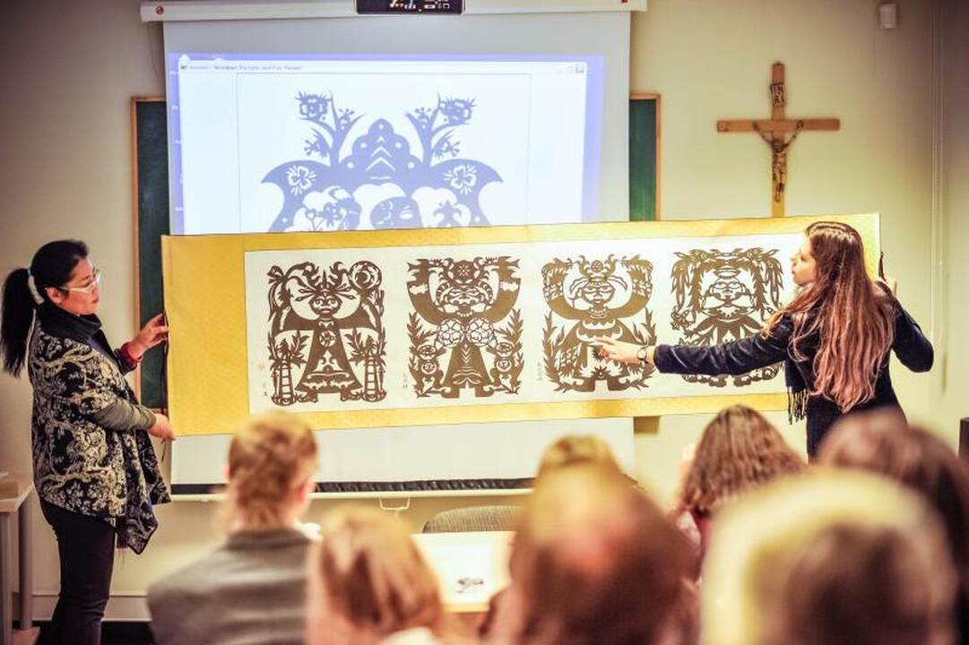 Studentai bandė įminti kinų kovos menų paslaptis