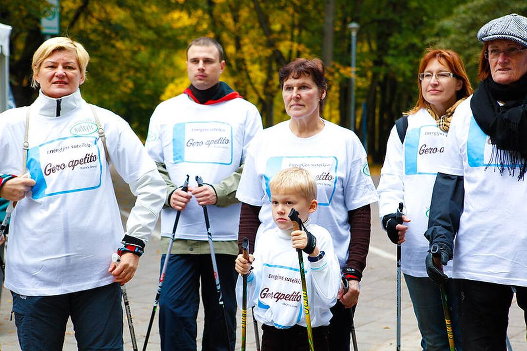 Sostinės centre – šiaurietiško ėjimo pamokos
