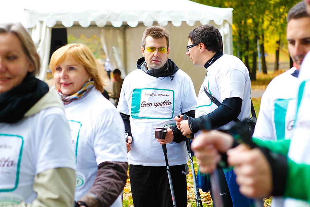 Sostinės centre – šiaurietiško ėjimo pamokos
