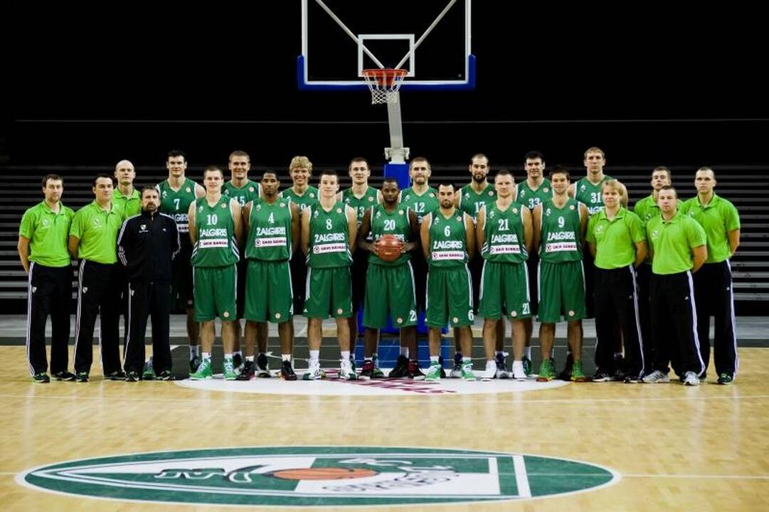 Žalgiriečių fotosesija: be grimo, bet su pakilia nuotaika