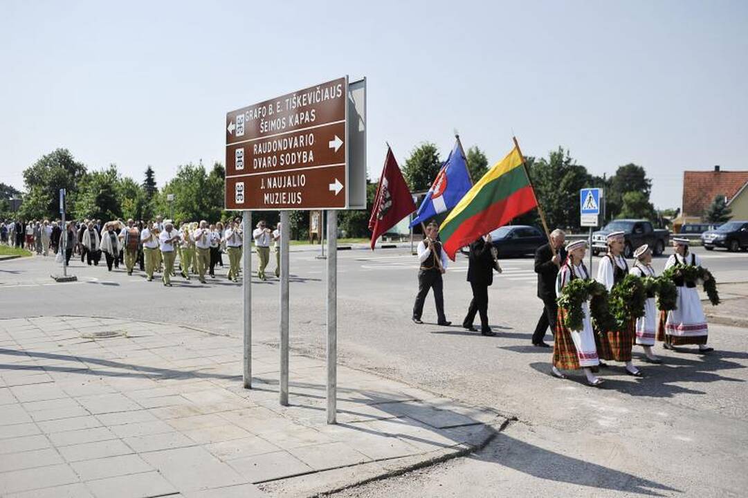 Raudondvaryje buvo pagerbti grafai Tiškevičiai