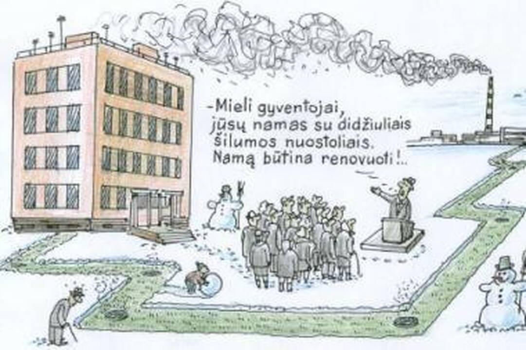 Renovacijai reikia daugybės litų
