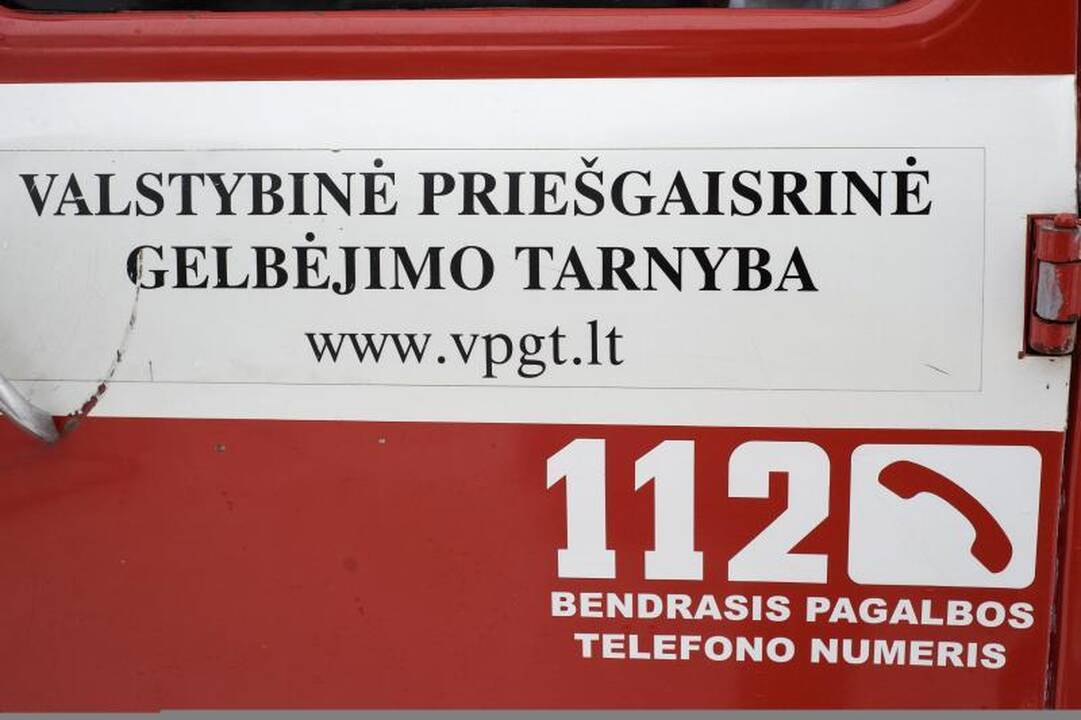 Klaipėdos rajone liepsnojo gyvenamasis namas
