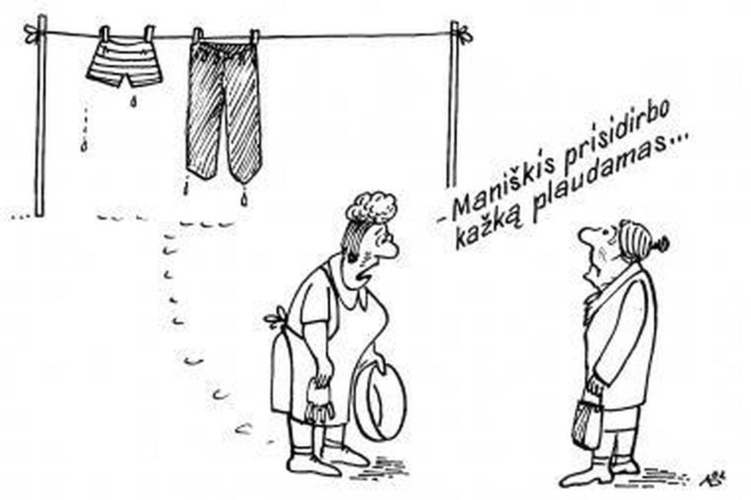 Nereikėtų rodyti apatinių