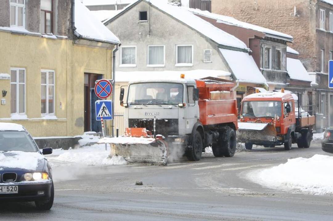 Žiema uostamiesčio savivaldybei padėjo sutaupyti