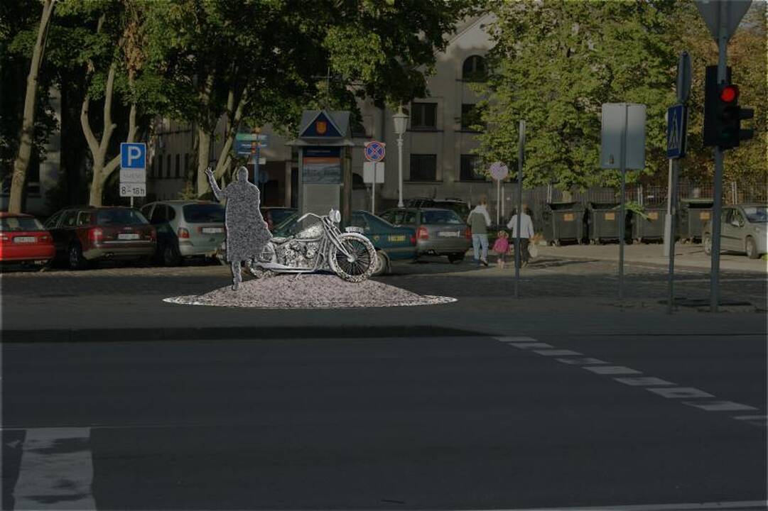 Klaipėdos senamiestyje iškils paminklas motociklizmui   