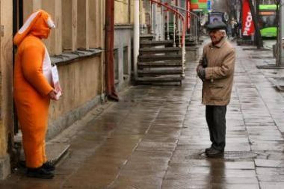 Skolų zuikis svečiavosi Kaune