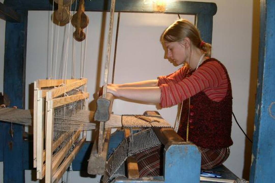 Galerijose – senųjų amatų pamokos