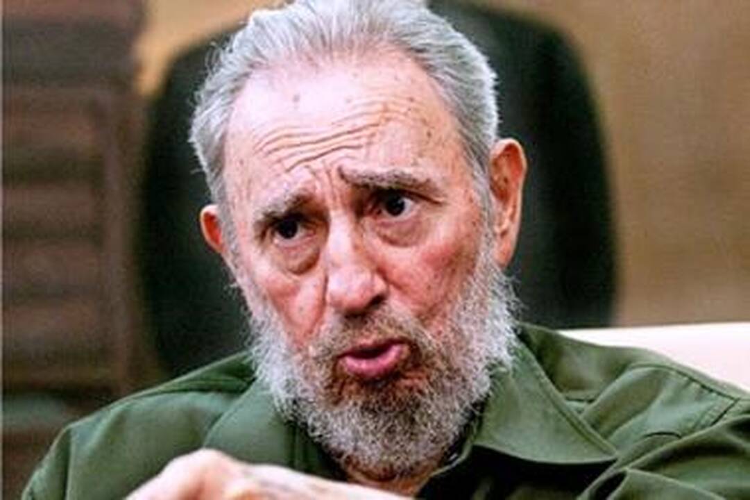 Vilnietis akis į akį pasikalbėjo su F.Castro