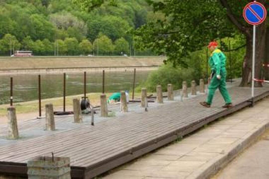 Padėjo: naujam sezonui rengiama "Daugirdo" lauko kavinė uždegė žalią šviesą ir kolegoms.