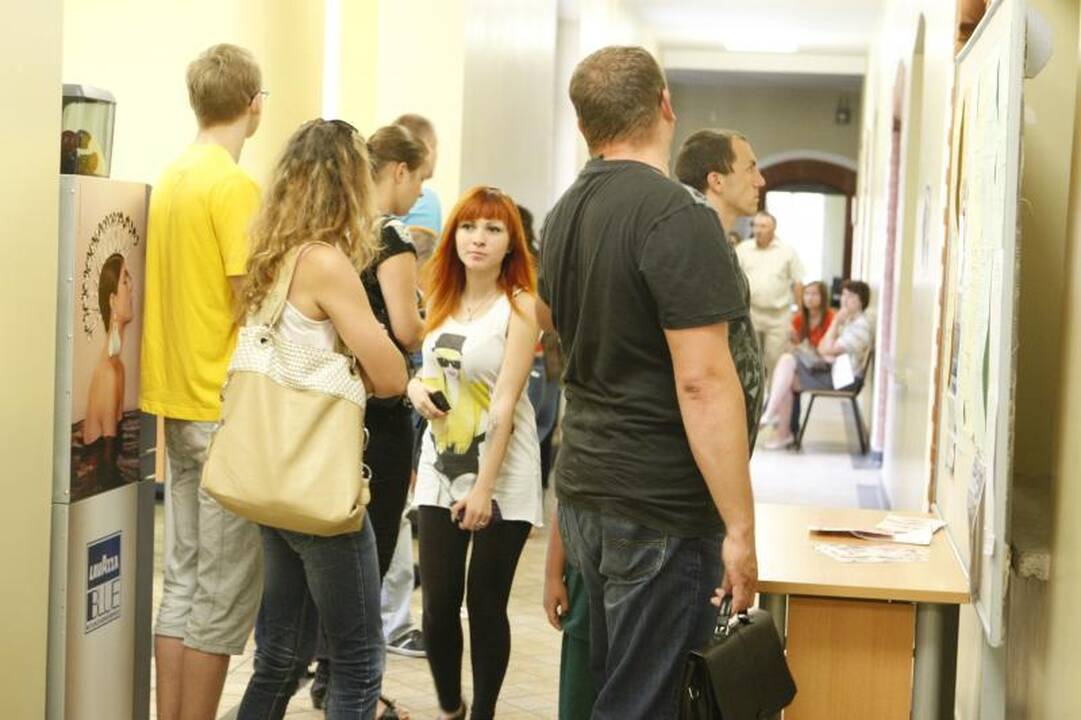 Klaipėdos universitete - būsimų pirmakursių antplūdis