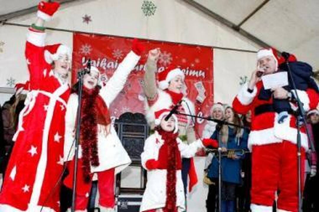 Emocijos: pavykusia akcija praėjusiais metais džiaugėsi ne tik projekto sumanytoja I.Grubliauskienė, bet ir visa jos gausi šeimyna.
