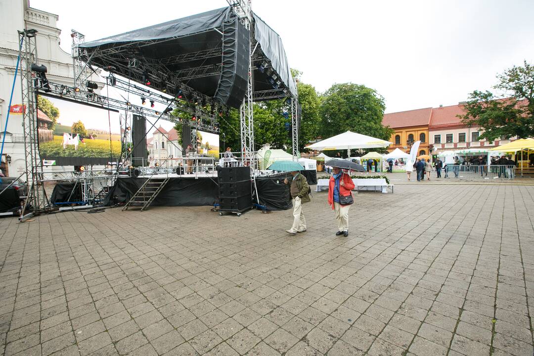 Maisto festivalis "Skanaus" lietingą šeštadienį