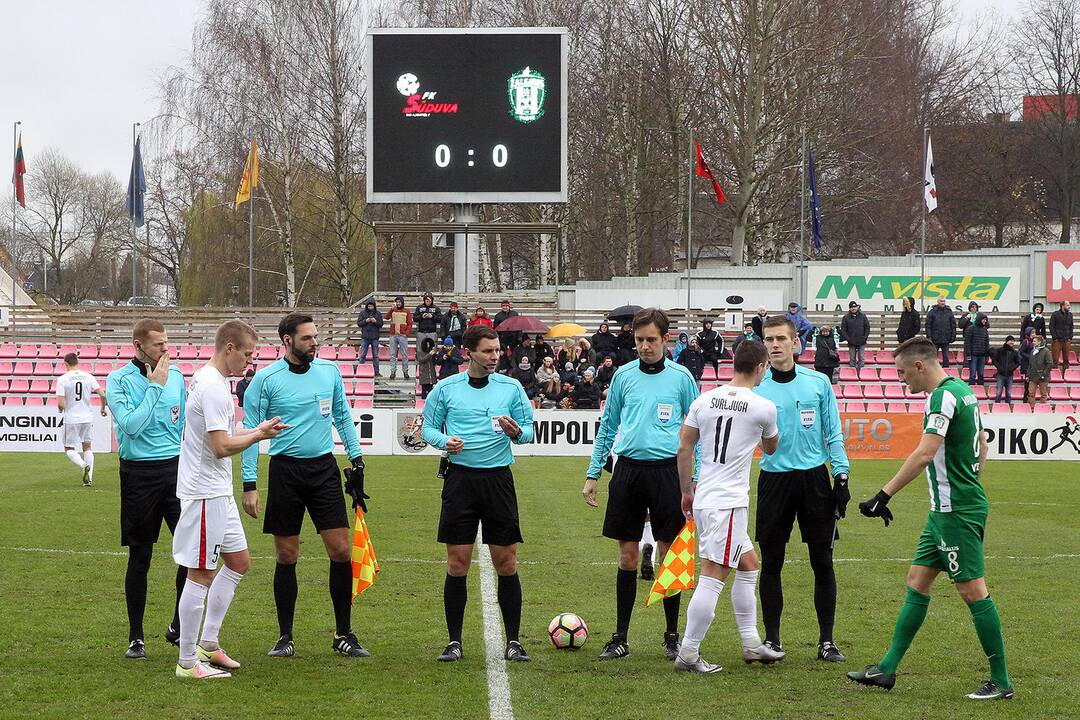 A lyga: „Sūduva“ – „Žalgiris“ 3:0