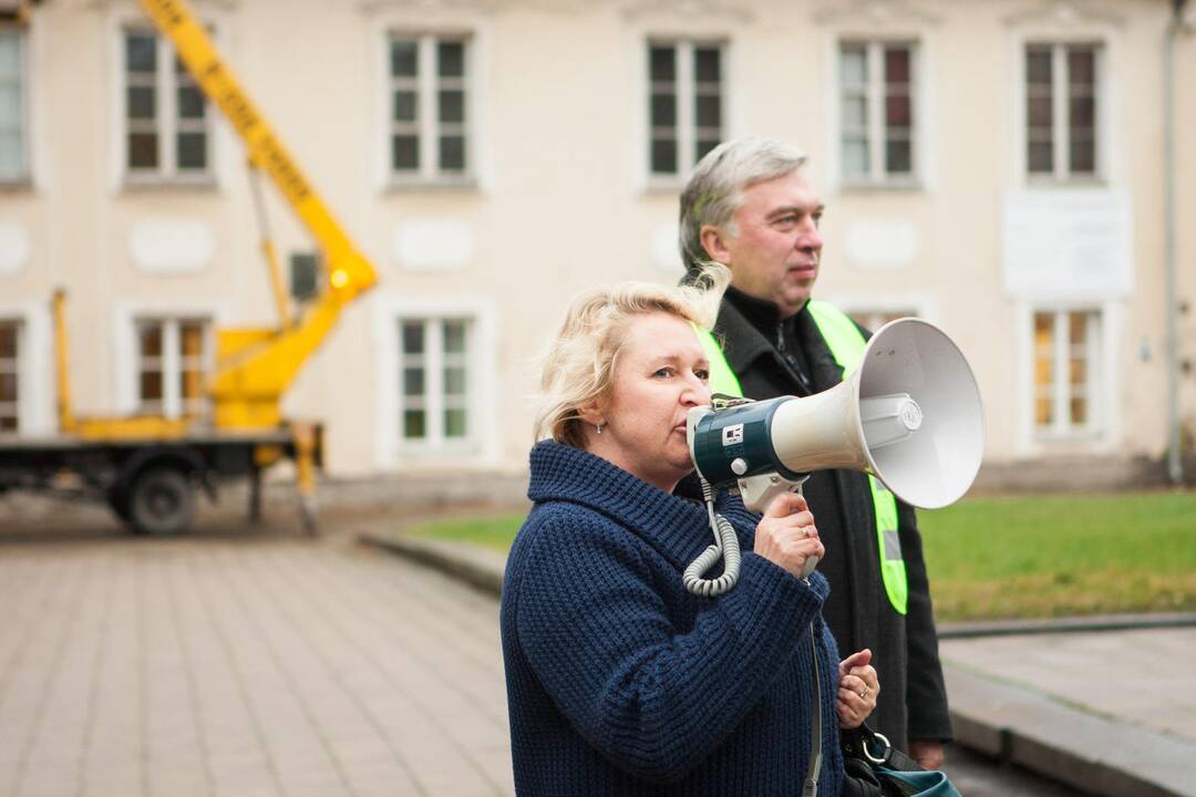 Mitingas prieš atliekų deginimo gamyklos statybas Kaune