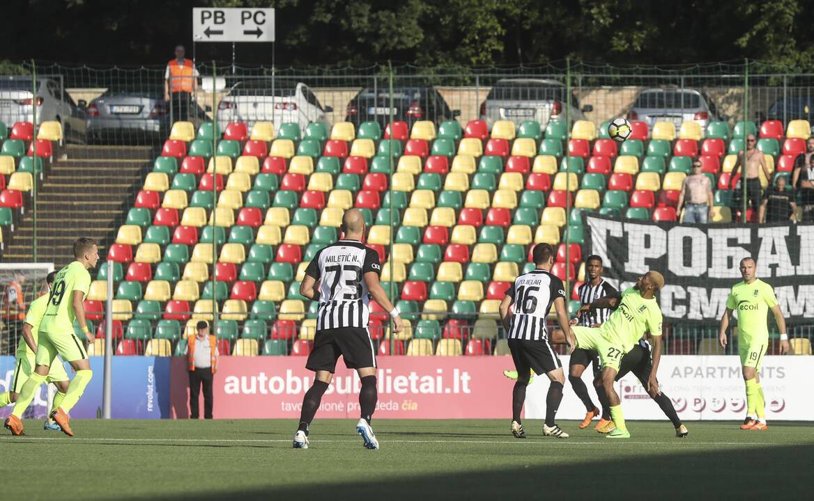 UEFA Europos lygos atranka: „Trakai“ - „Partizan“ 1:1