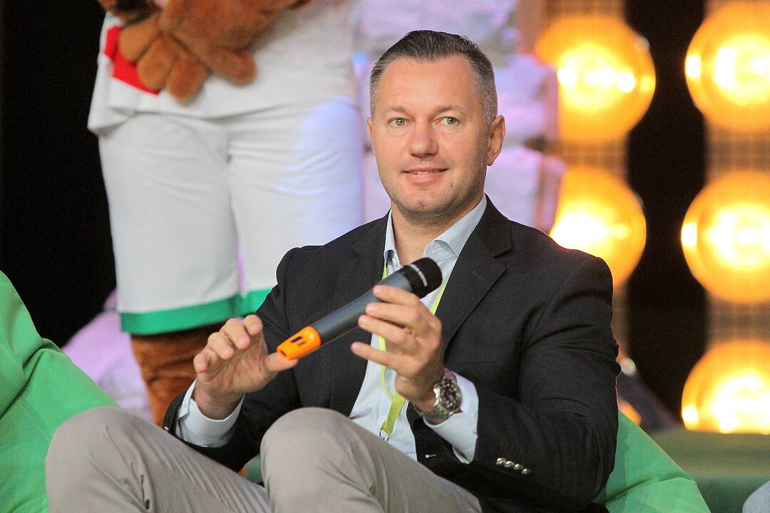 Vaikų sporto žaidynių pristatymas