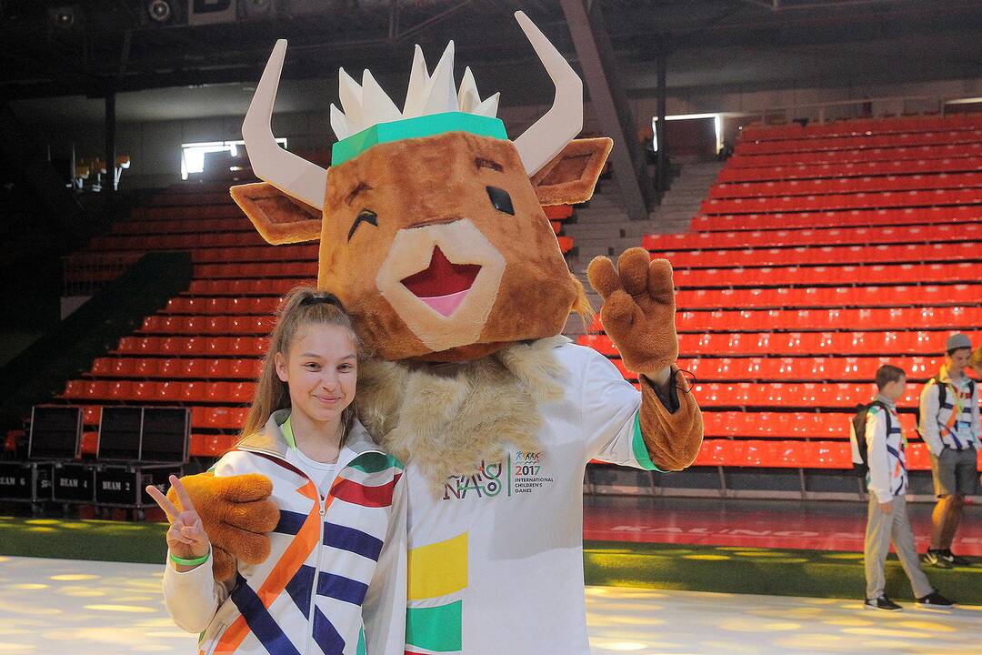Vaikų sporto žaidynių pristatymas