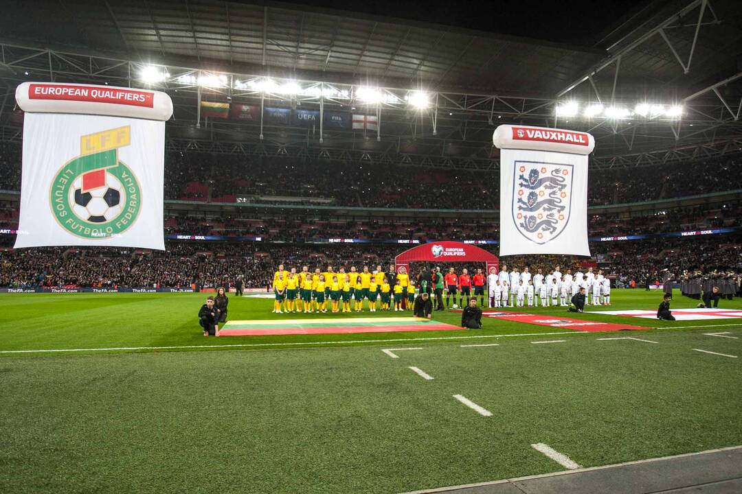 Lietuva - Anglija "Wembley" stadione