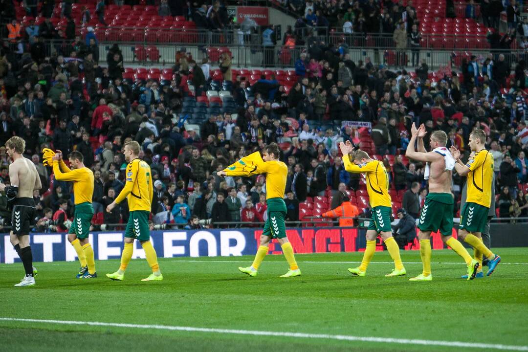 Lietuva - Anglija "Wembley" stadione