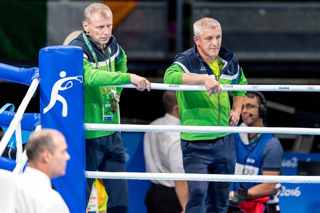 Boksininkui E. Petrauskui olimpinės žaidynės baigtos