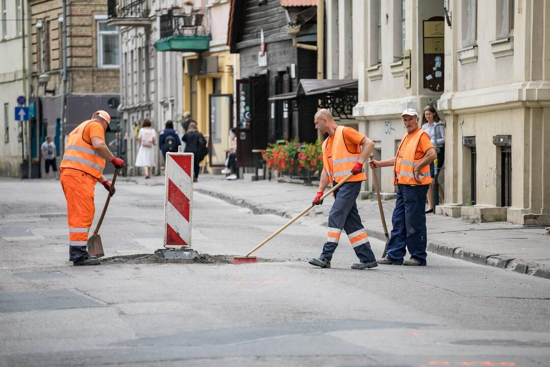 Vilniuje atnaujinama Totorių gatvė