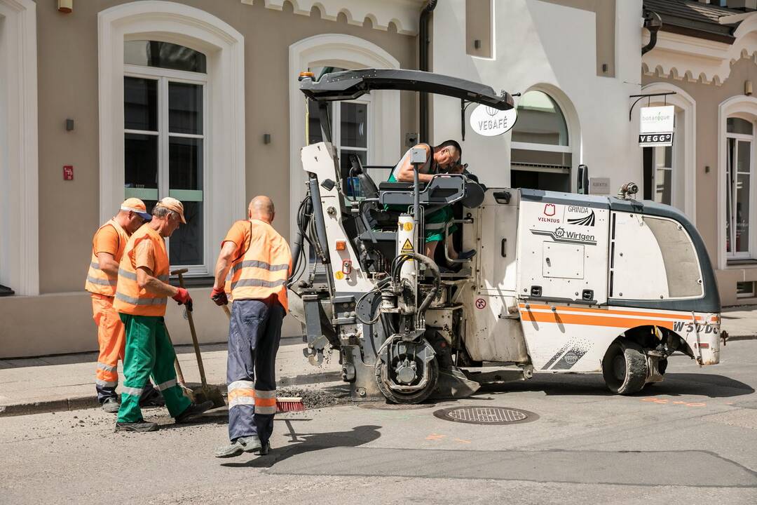 Vilniuje atnaujinama Totorių gatvė