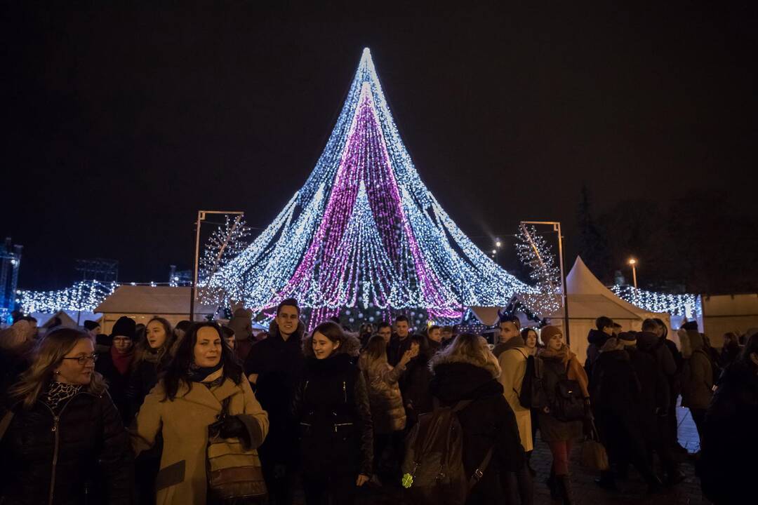 Vilniaus eglės įžiebimas