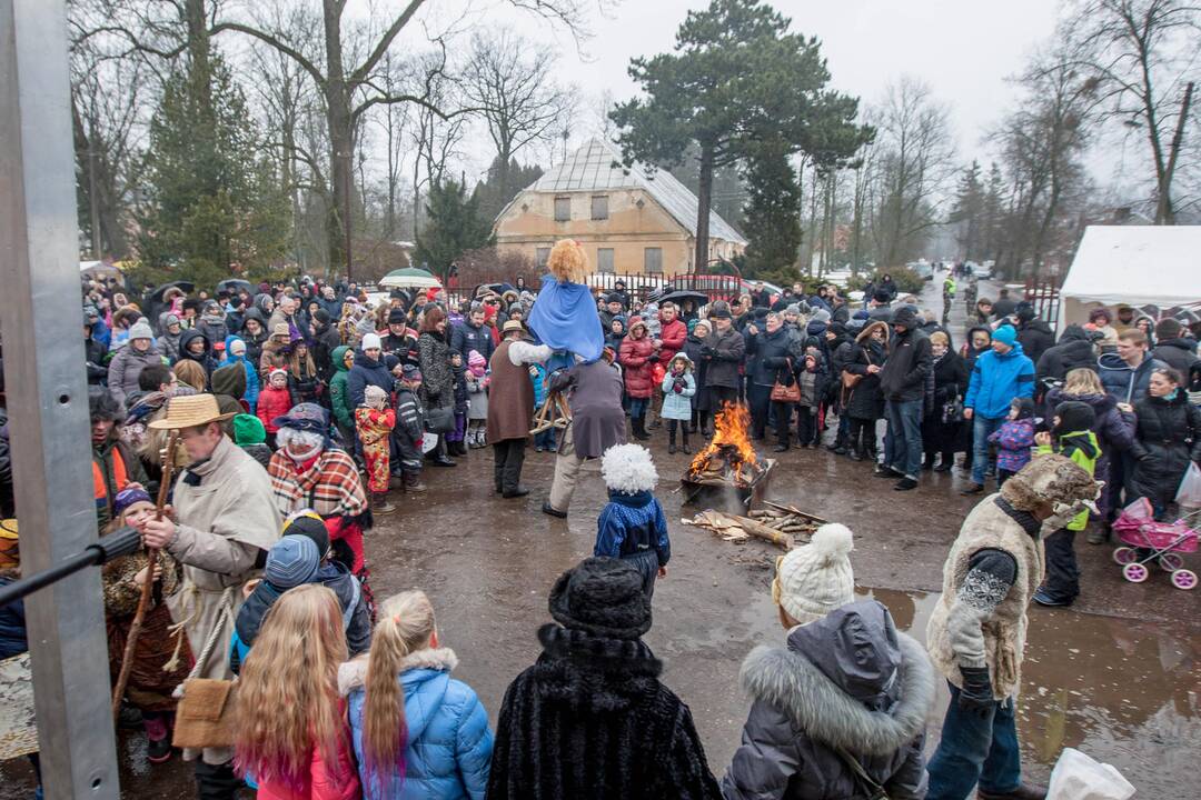 Užgavėnių šventė Kauno botanikos sode 