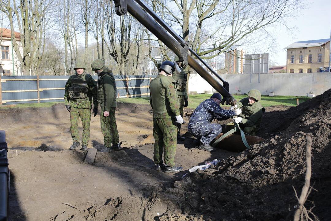 Klaipėdoje rasta milžiniška bomba