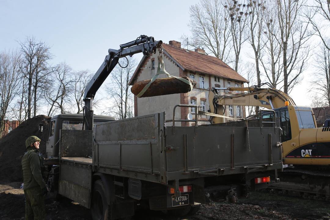 Klaipėdoje rasta milžiniška bomba