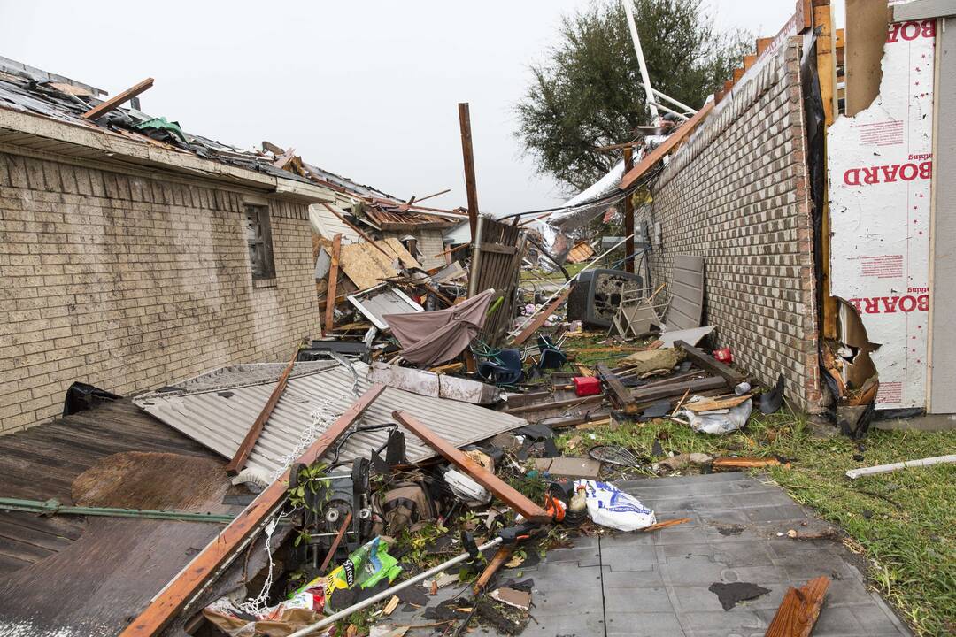 Teksaso valstijoje siautėjo tornadai