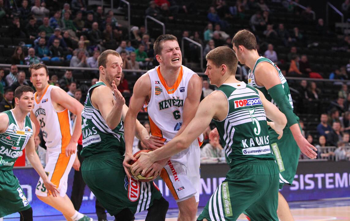 LKL rungtynės "Žalgiris - Nevėžis"