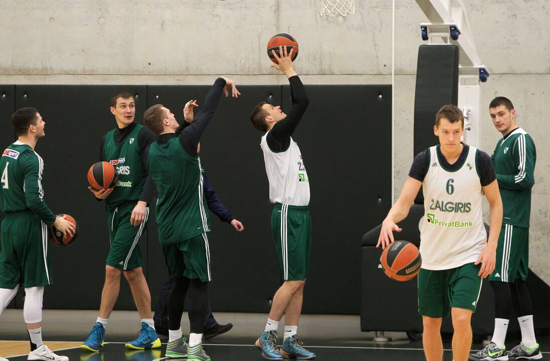 Žalgirio treniruotė 2014 01 23