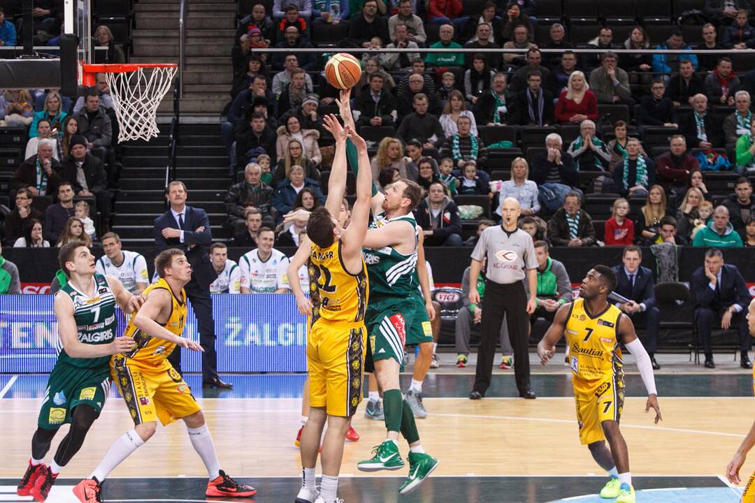 Lkl rungtynės : "Žalgiris" - "Šiauliai"