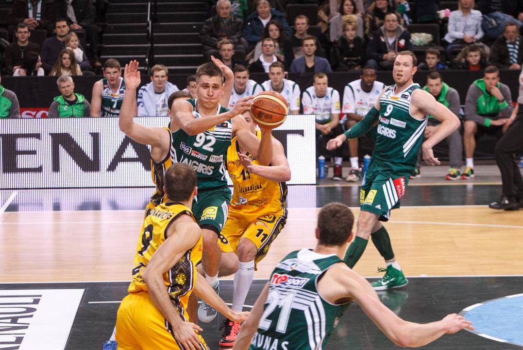 Lkl rungtynės : "Žalgiris" - "Šiauliai"