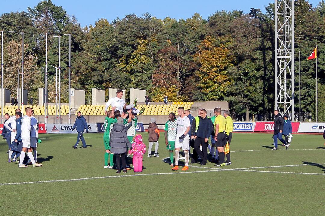 A lyga: „Kauno Žalgiris“ – Vilniaus „Žalgiris“ 0:2