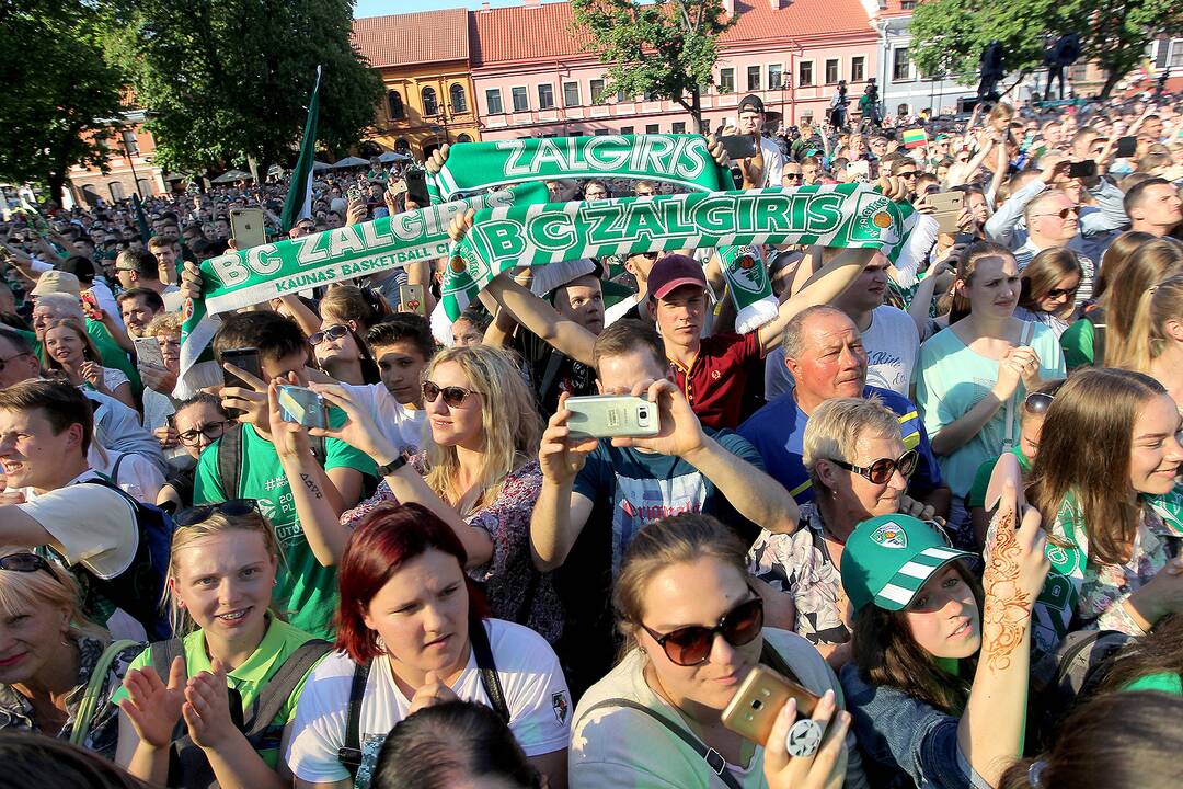 „Žalgirio“ sutikimas Kaune