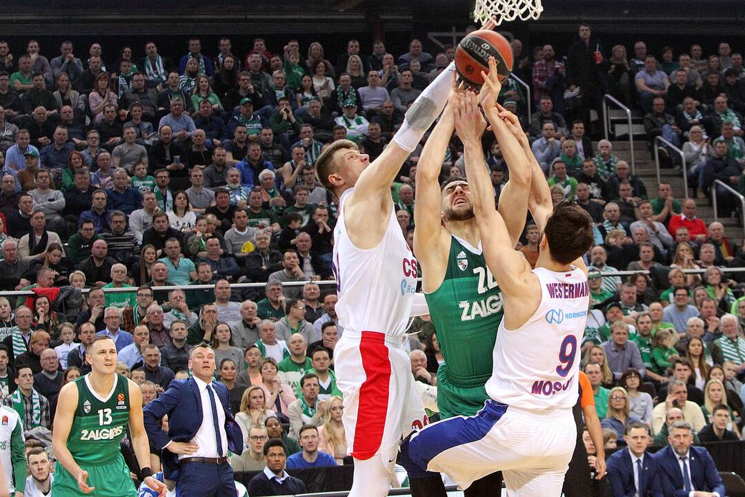 Eurolyga: „Žalgiris“ – CSKA 85:73