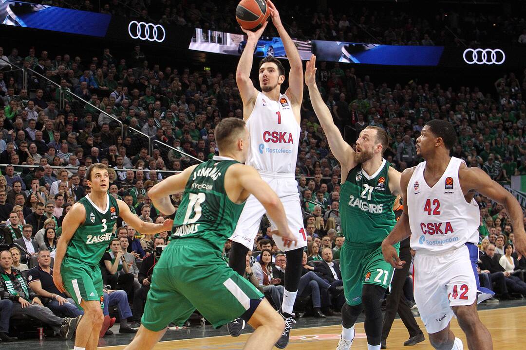 Eurolyga: „Žalgiris“ – CSKA 85:73