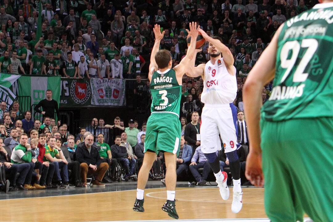 Eurolyga: „Žalgiris“ – CSKA 85:73