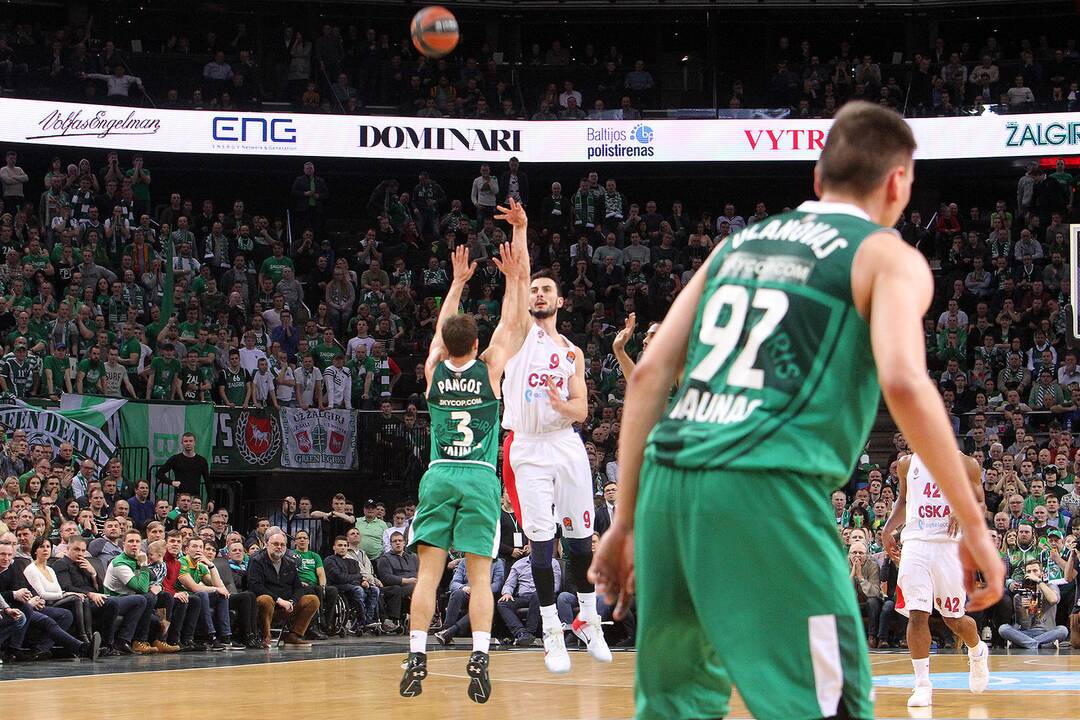 Eurolyga: „Žalgiris“ – CSKA 85:73